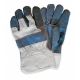 Rękawice wzmacniane skorą licową z przeszyciem