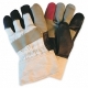 Rękawice wzmacniane różnokolorową skórą